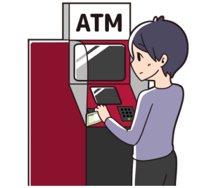 ATM返済のイメージ