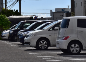 青空駐車場の例