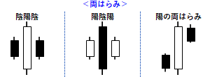 両はらみの例