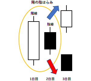 陽の陰はらみの例